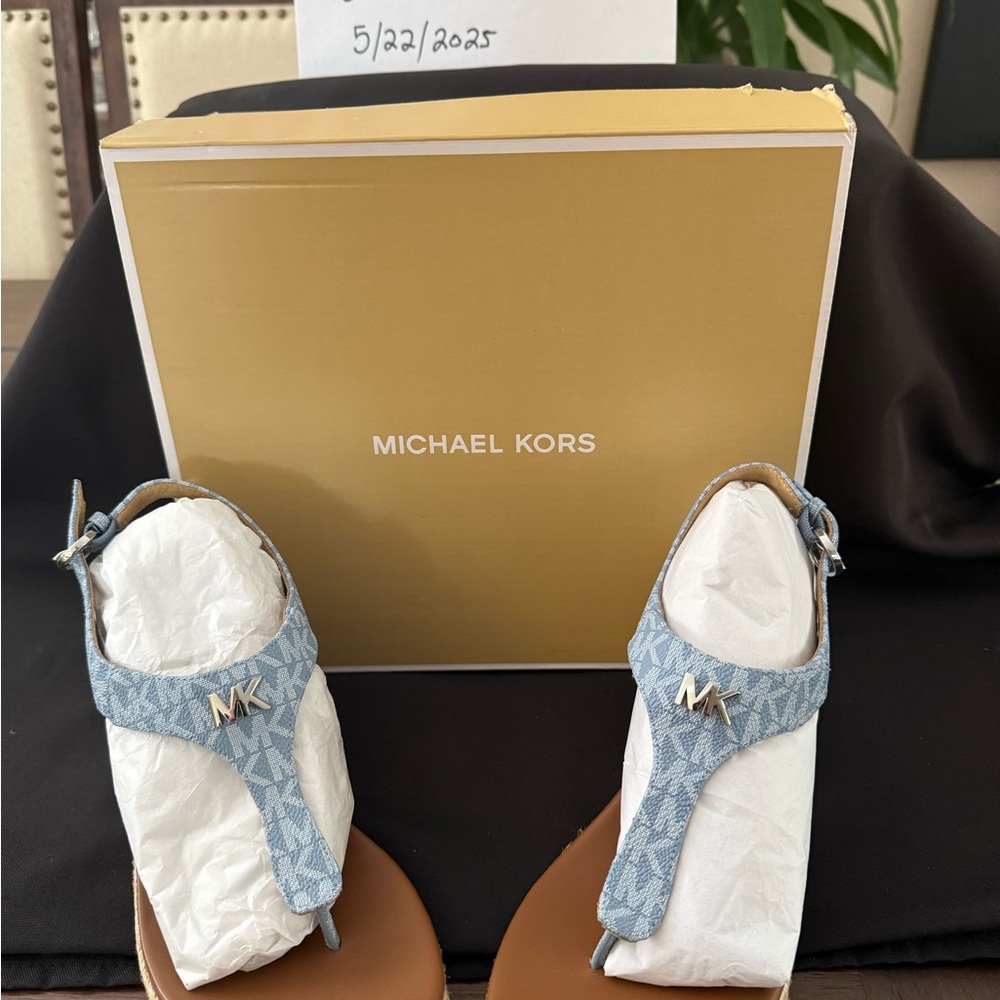Michael Kors Denim Blue Sandals